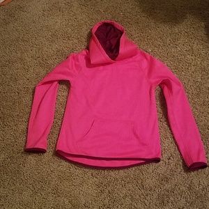Pink and burgandy hoodie